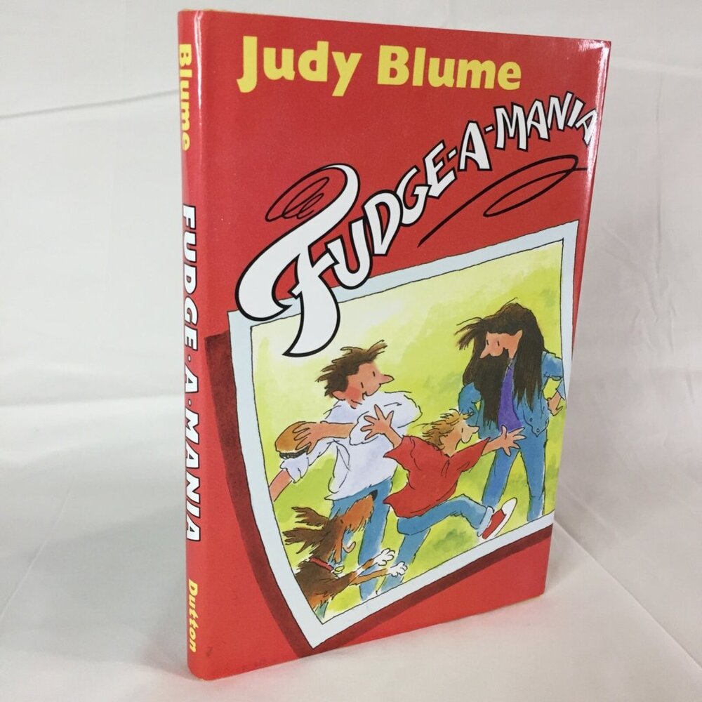 Fudge-A-Mania Judy Blume Hardcover, 1990 1st Edition Dustjacket Dutton Books
